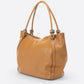 VINNIE Leather Shoulder Bag - Cognac