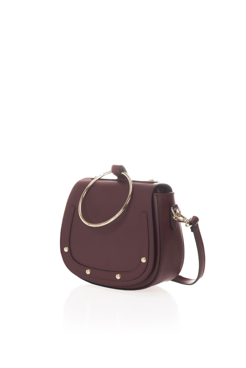 Leather Clutch 5398 - Wine