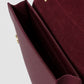 CALLIE Leather Crossbody Bag - Bordo