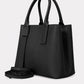 RACHELE Leather Top Handle Bag - Black