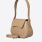 EDNA Leather Shoulder Bag - Fango