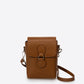Leather Crossbody Bag 4362 - Cuoio