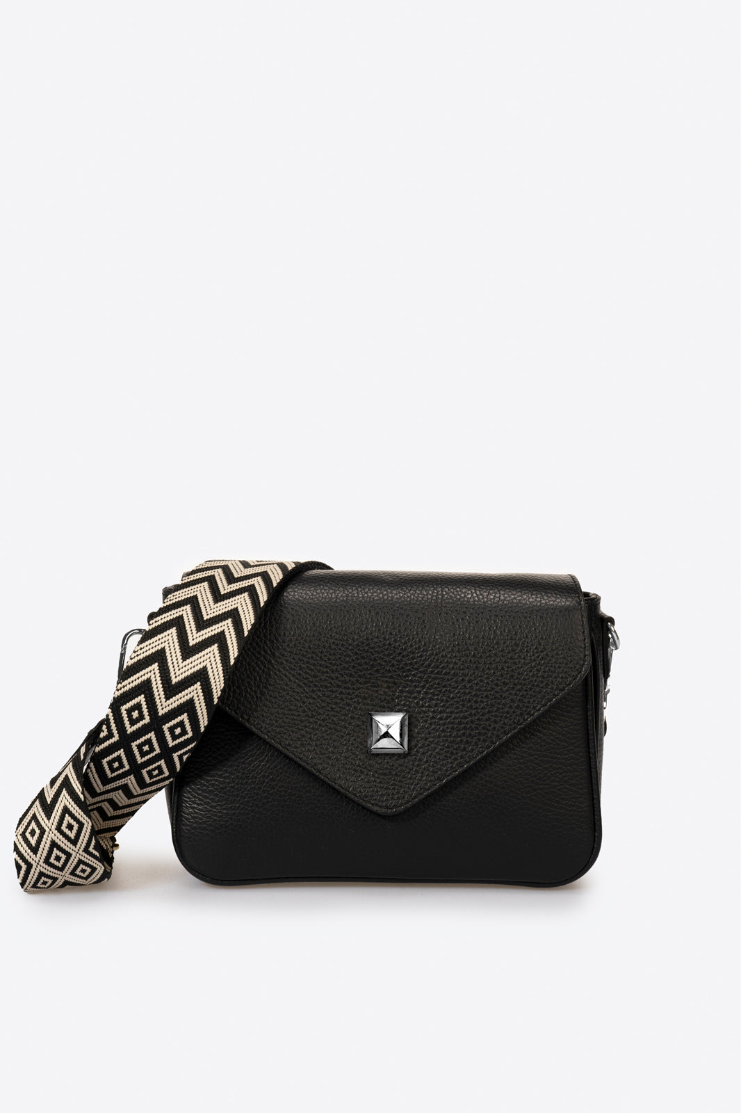 DALE Leather Crossbody Bag - Nero