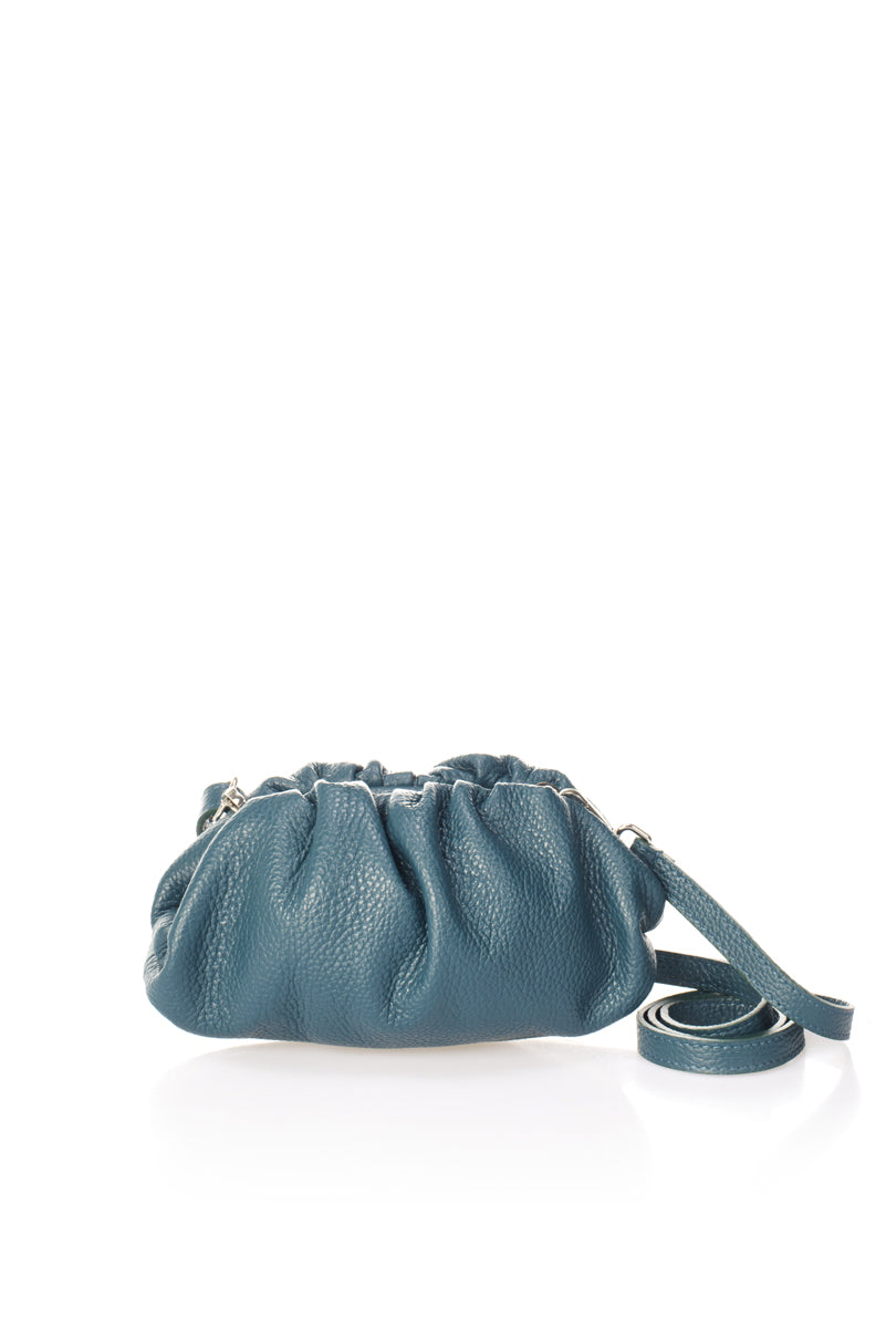 Leather Crossbody Bag 3125 - Teal