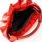 Leather Top Handle Bag 2564 - Red