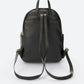 MALIKA Leather Backpack - Black