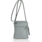 Leather Crossbody Bag 3547 - Mineral Blue