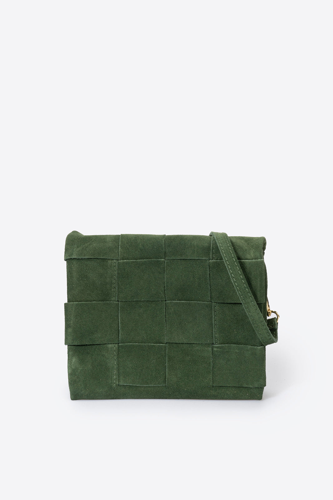 HAILEY Leather Crossbody Bag - Green