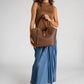 IOLANDA Leather Top Handle Bag - Brown