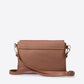 NORAH Leather Crossbody Bag - Brown