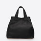 PIPER Leather Top Handle Bag - Black