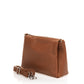Leather Crossbody Bag 3028 - Cognac