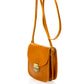 Leather Crossbody Bag WB8040 - Cognac
