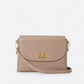 NORAH Leather Crossbody Bag - Taupe