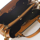 EMILY Leather Top Handle Bag - Cognac