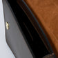 CALLIE Leather Crossbody Bag - Dark Brown