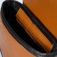 BELA Leather Crossbody Bag - Cognac+Black