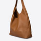 NAYA Leather Top Handle Bag - Cognac