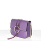 Leather Top Handle Bag 3521 - Violet