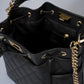 TILLY SMALL Leather Top Handle Bag - Black