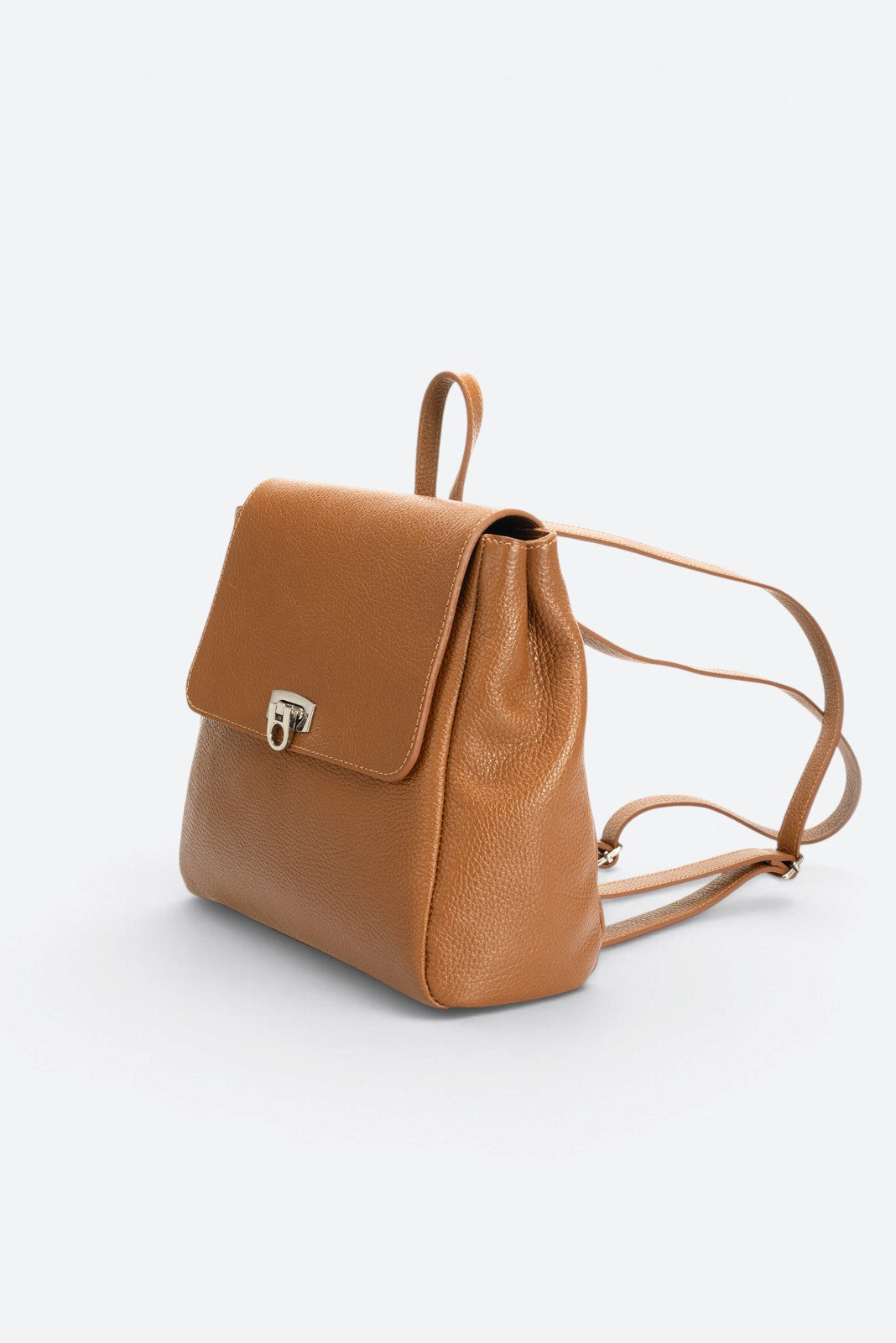 LYRA Leather Backpack - Cuoio