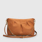 CLIO Leather Crossbody Bag - Cuoio