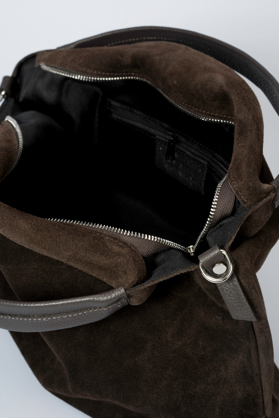 NOEMIE Leather Top Handle Bag - Black