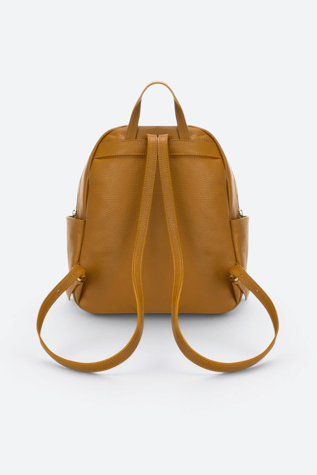MALIKA Leather Backpack - Cuoio