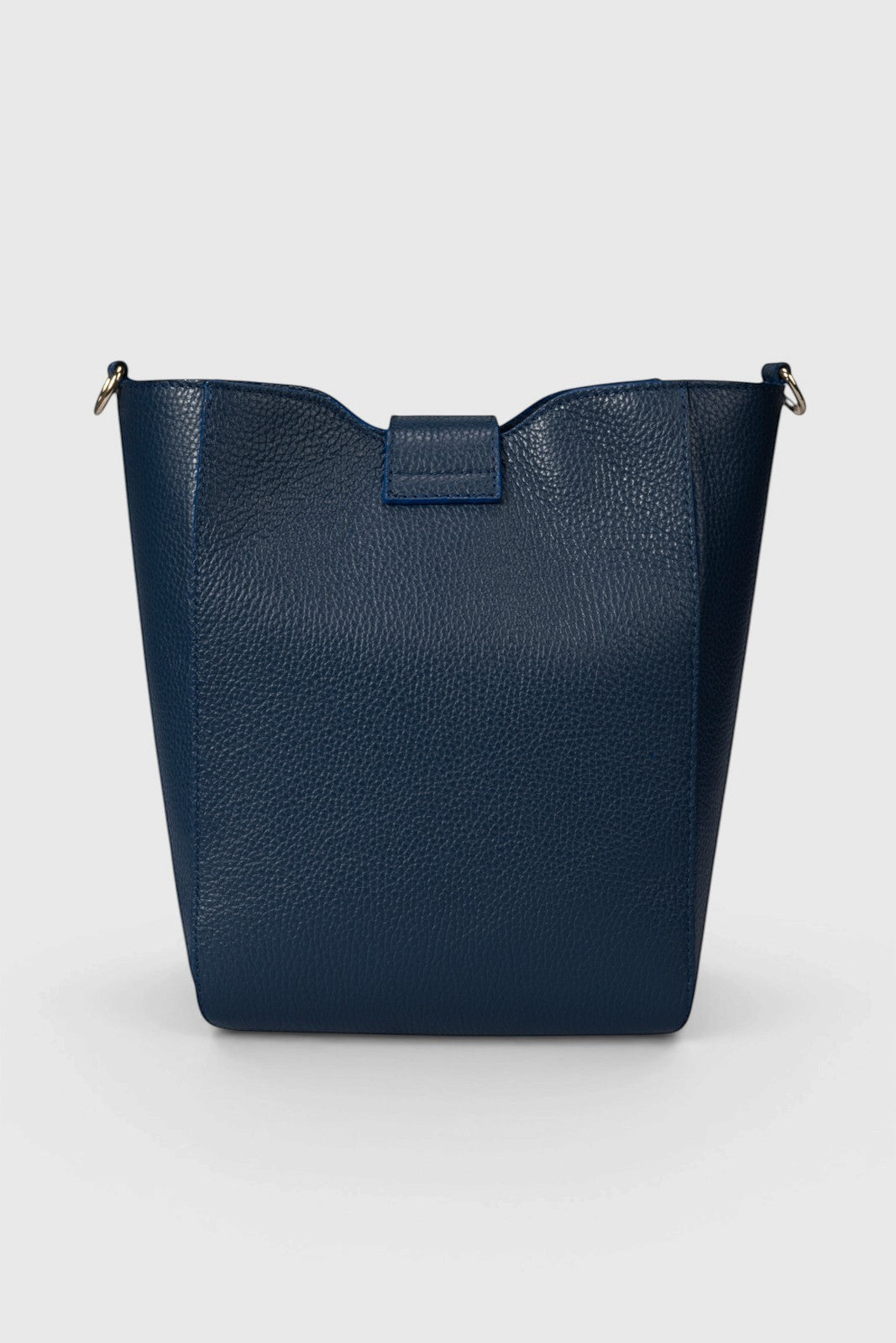 REINA Leather Crossbody Bag - Blue