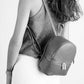 Leather Crossbody Bag 7201 - Bianco