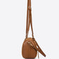 NOOR Leather Bowling Bag - Cognac