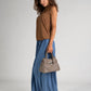 MIRANDA Leather Top Handle Bag - Fango