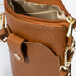Leather Crossbody Bag 1185 - Cuoio