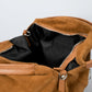 NOEMIE Leather Top Handle Bag - Cognac