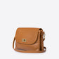 NORAH Leather Crossbody Bag - Cognac