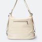 CORDELIA Leather Backpack - Taupe