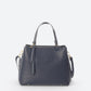 ORIETTA Leather Top Handle Bag - Blue