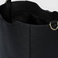 REINA Leather Crossbody Bag - Black