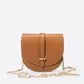 Leather Crossbody Bag 7006 - Cognac