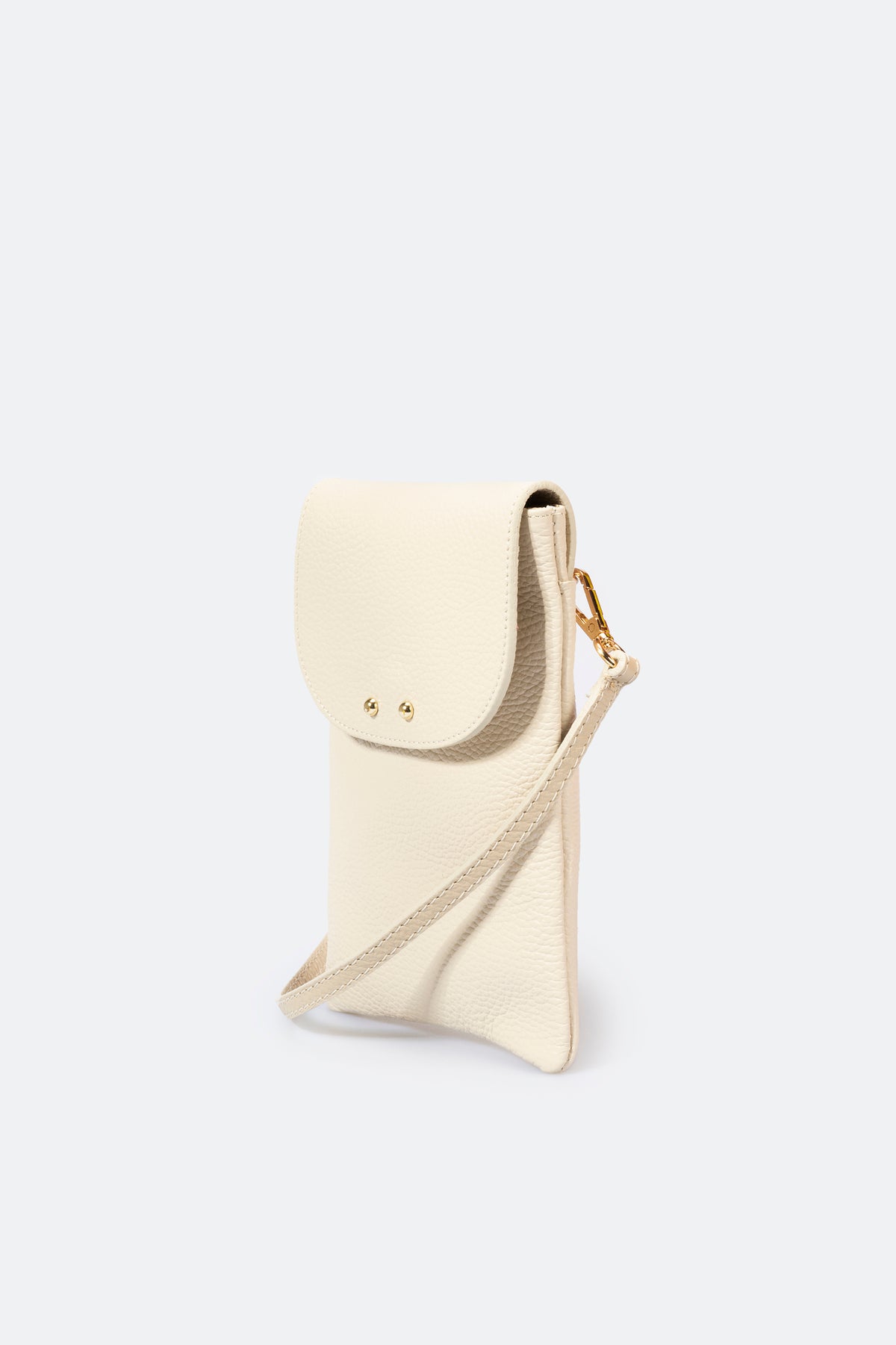 Leather Crossbody Bag 4100 - Cremino