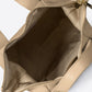 Leather Top Handle Bag 6642 - Cappuccino