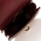 Leather Shoulder Bag 3241 - Bordo