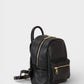 Leather Backpack 1205 - Black