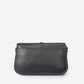AMALFI Leather Crossbody Bag - Black