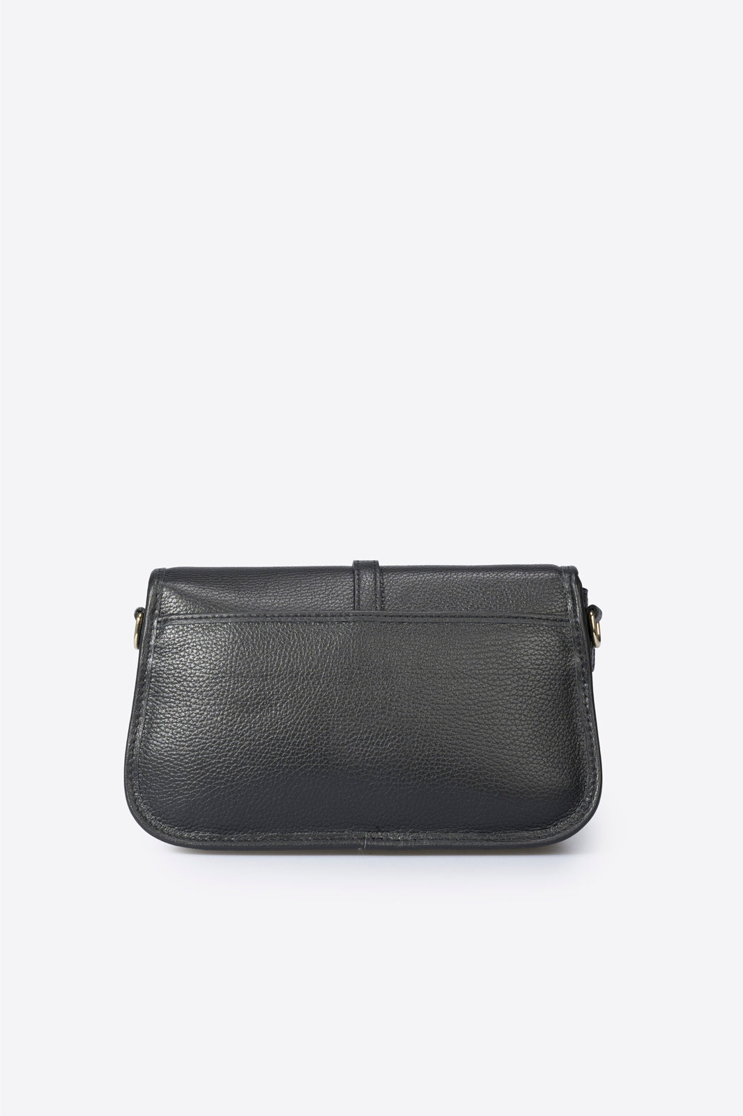 AMALFI Leather Crossbody Bag - Black