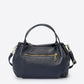 MAYA Leather Top Handle Bag - Blue