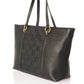 Leather Top Handle Bag 2349 - Black