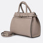 LIESEL Leather Top Handle Bag - Fango