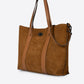 MYRA Leather Tote Bag - Cognac