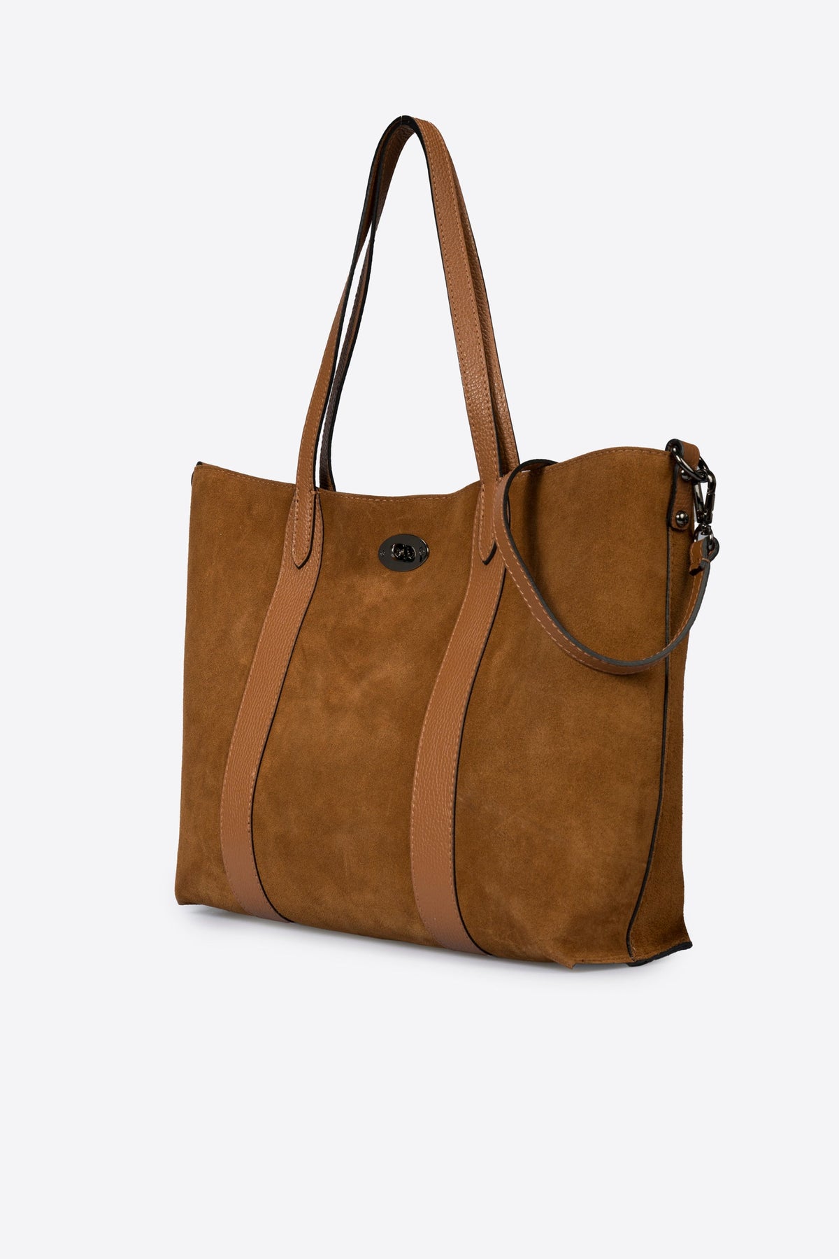 MYRA Leather Tote Bag - Cognac
